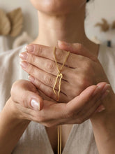 Load image into Gallery viewer, BRUSHED GOLD ISRAEL MAP OUTLINE PENDANT