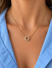 Load image into Gallery viewer, Della Diamond Charm Holder Necklace
