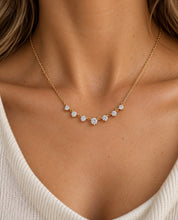 Load image into Gallery viewer, Cressida Seven Diamond Necklace
