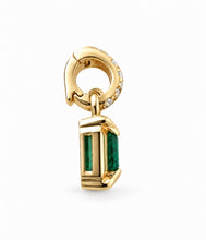 Load image into Gallery viewer, Virdine Green Emerald and Diamond Charm