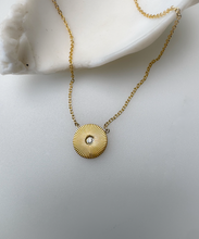 Load image into Gallery viewer, SIENNA PLEATED DISC PENDANT
