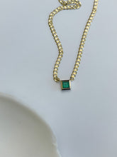 Load image into Gallery viewer, OOAK- GREEN EMERALD PRINCESS NECKLACE