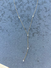 Load image into Gallery viewer, RADICI DIAMOND LARIAT NECKLACE
