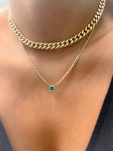 Load image into Gallery viewer, OOAK- GREEN EMERALD PRINCESS NECKLACE