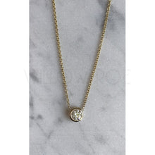 Load image into Gallery viewer, SIOLA DIAMOND BEZEL NECKLACE
