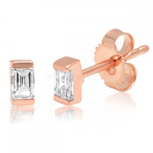 Load image into Gallery viewer, ADELE BAGUETTE DIAMOND EARRINGS