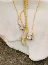 Load image into Gallery viewer, OOAK- EMERALD DIAMOND NECKLACE