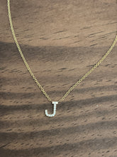 Load image into Gallery viewer, AMOUR DIAMOND LETTER NECKLACE
