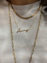 Load image into Gallery viewer, THINNY CURSIVE NAME NECKLACE
