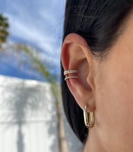 Load image into Gallery viewer, MARGOT DOUBLE DIAMOND EAR CUFF
