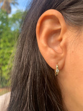 Load image into Gallery viewer, ARLOW RUBY HOOP EARRINGS