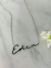 Load image into Gallery viewer, THINNY CURSIVE NAME NECKLACE