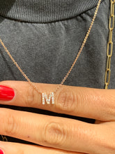 Load image into Gallery viewer, AMOUR DIAMOND LETTER NECKLACE