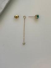 Load image into Gallery viewer, CLEA SINGLE DIAMOND BEZEL EARRING JACKET