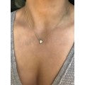 Load image into Gallery viewer, SIOLA DIAMOND BEZEL NECKLACE
