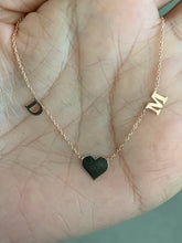 Load image into Gallery viewer, JE T’AIME INITIALS NECKLACE