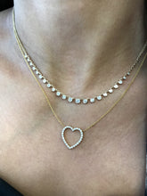Load image into Gallery viewer, CARYS DIAMOND HEART NECKLACE