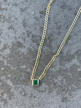 Load image into Gallery viewer, OOAK- GREEN EMERALD PRINCESS NECKLACE