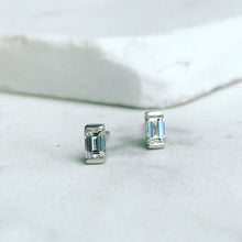 Load image into Gallery viewer, ADELE BAGUETTE DIAMOND EARRINGS
