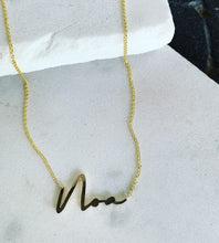 Load image into Gallery viewer, THINNY CURSIVE NAME NECKLACE