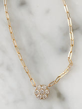 Load image into Gallery viewer, MAGNOLIA LARGE DIAMOND FLOWER NECKLACE