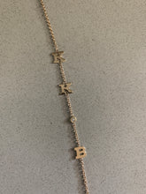 Load image into Gallery viewer, AMARE LETTER INITIAL DIAMOND BRACELET