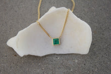 Load image into Gallery viewer, OOAK- GREEN EMERALD PRINCESS NECKLACE
