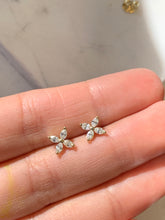 Load image into Gallery viewer, BEVIE MARQUIS DIAMOND STUD EARRINGS