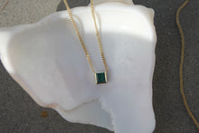 Load image into Gallery viewer, OOAK- DEEP GREEN EMERALD PRINCESS NECKLACE