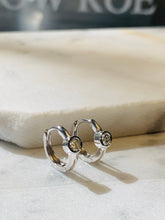 Load image into Gallery viewer, ARLOW RUBY HOOP EARRINGS