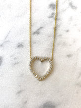 Load image into Gallery viewer, CARYS DIAMOND HEART NECKLACE