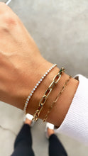 Load image into Gallery viewer, VALENTINA DIAMOND THREE PRONG TENNIS BRACELET