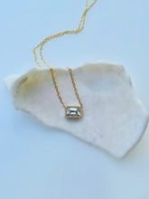 Load image into Gallery viewer, OOAK- EMERALD DIAMOND NECKLACE