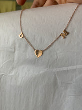 Load image into Gallery viewer, JE T’AIME INITIALS NECKLACE