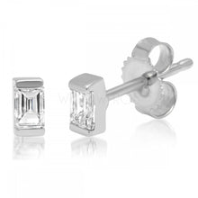 Load image into Gallery viewer, ADELE BAGUETTE DIAMOND EARRINGS
