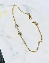 Load image into Gallery viewer, AMARE LETTER INITIAL DIAMOND BRACELET