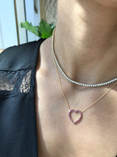 Load image into Gallery viewer, AIKO DIAMOND TENNIS NECKLACE