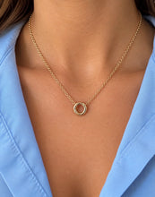 Load image into Gallery viewer, Della Diamond Charm Holder Necklace
