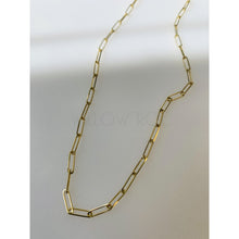 Load image into Gallery viewer, BYRDIE SEMI HOLLOW PAPERCLIP NECKLACE
