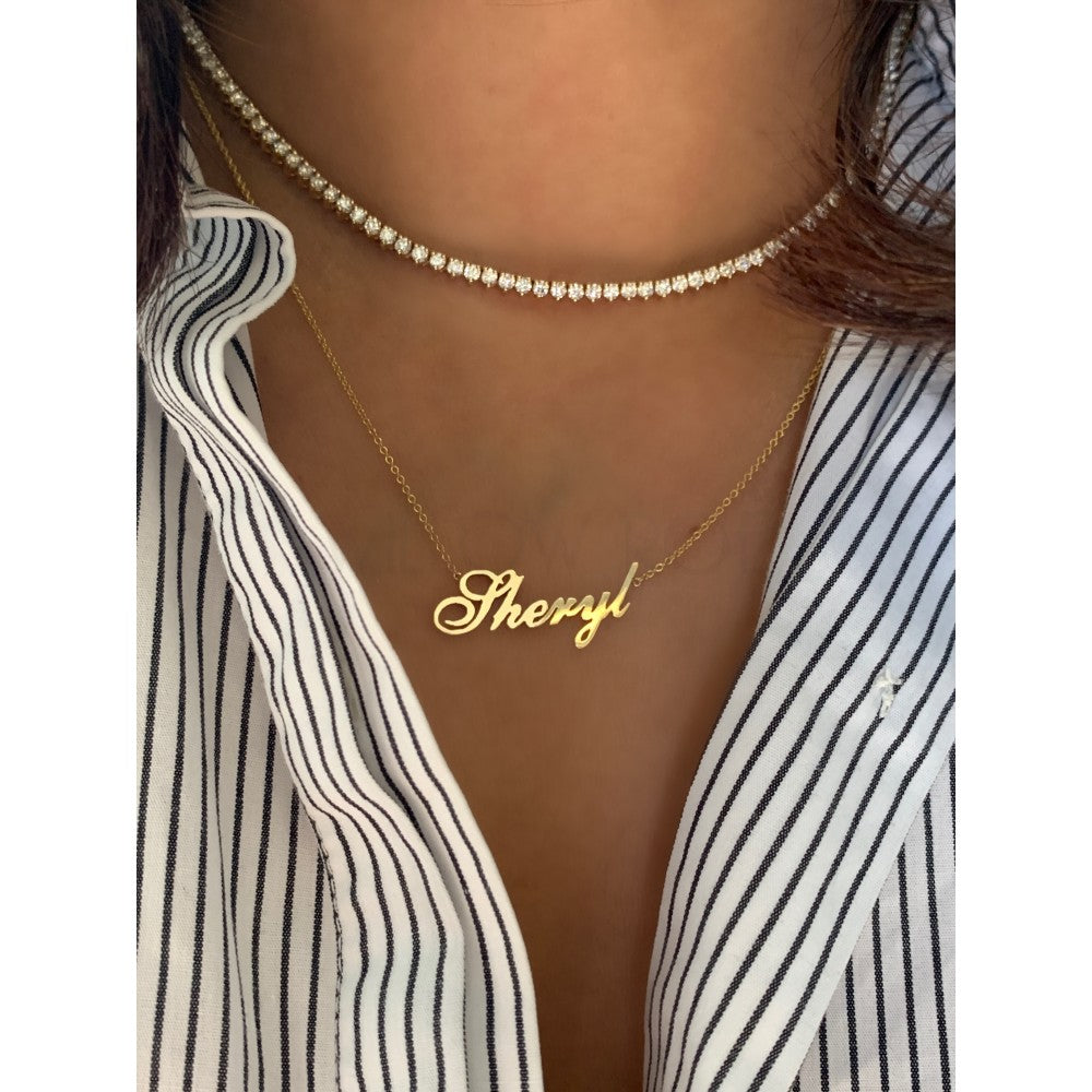 CLASSIC CURSIVE NAME NECKLACE