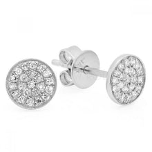 Load image into Gallery viewer, DULCIE SMALL DIAMOND DISC EARRINGS
