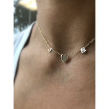 Load image into Gallery viewer, JE T’AIME INITIALS NECKLACE
