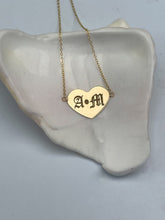 Load image into Gallery viewer, AMAIS ENGRAVABLE HEART NECKLACE
