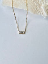 Load image into Gallery viewer, PICCOLA DIAMOND BAGUETTE NECKLACE
