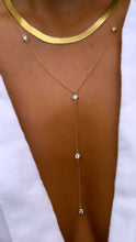 Load image into Gallery viewer, RADICI DIAMOND LARIAT NECKLACE
