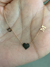 Load image into Gallery viewer, JE T’AIME INITIALS NECKLACE
