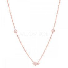 Load image into Gallery viewer, INDY DIAMOND KITE BEZEL NECKLACE
