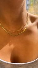 Load image into Gallery viewer, BREI HERRINGBONE NECKLACE
